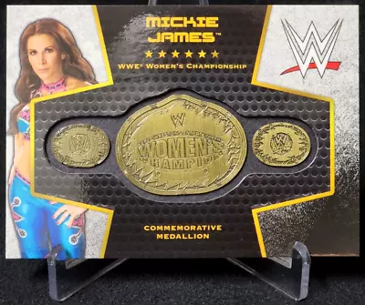 2017 WWE Topps Mickie James Womens Championship Commemorative Medallion Card /99 • $29.99