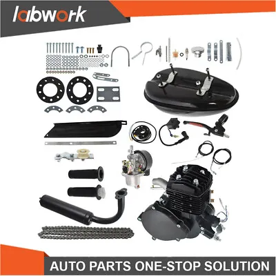 Labwork 80cc Bike Bicycle Motorized 2 Stroke Petrol Gas Motor Engine Kit Set • $94.16