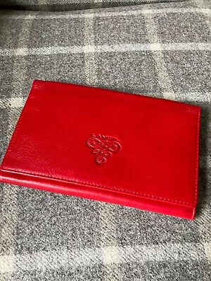 Ladies Red Leather Lancel Purse / Wallet • £19.50