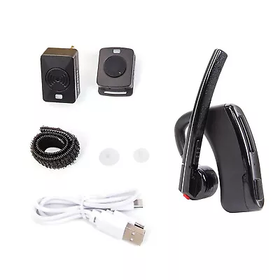 Walkie Talkie Bluetooth Earpiece Headset M Plug PTT For Motorola GP-88/300 • $46.78