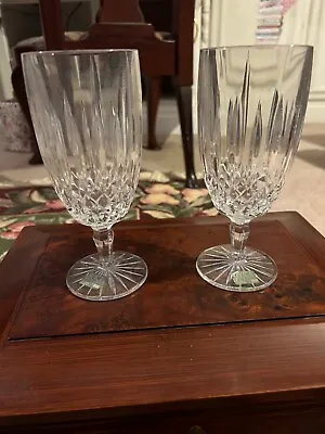 Two (2) Mikasa  Old Dublin  Crystal Iced Tea Glasses. Great Gift. • $40