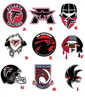 Atlanta Falcons NFL Football Car Laptop Decal Sticker • $8.95