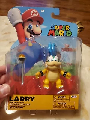 JAKKS Pacific 4  Larry Koopa W/Magic Wand SUPER MARIO Action Figure - Brand New • $22