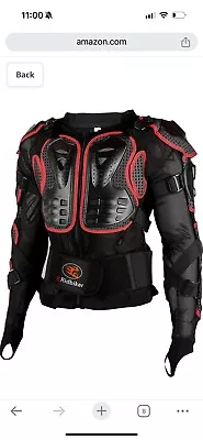 Motorcycle Full Body Armor Protector Removable Racing Jacket Motocros Spine Sz M • $60