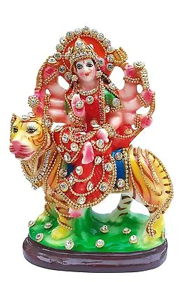 $42.30 • Buy Lord MATA Rani Durga Devi Statue Murti Indian Showpiece Temple Gift
