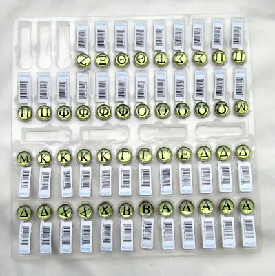 Mogo Magnetic Charms Lot Of 45 Greek Alphabet/Initials NWT T133 • $10.39