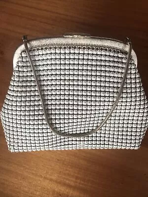 Oroton White Mesh Handbag As New Vintage 70s • $40