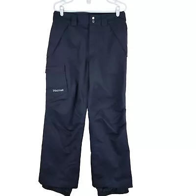 Marmot Membrain Skyline Snow Pants Mens Medium Black Nylon Insulated  • $34.64