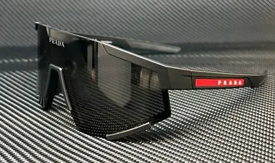 PRADA LINEA ROSSA PS 04WS DG006F Matte Black Dark Grey Men's 63 Mm Sunglasses • $198.45