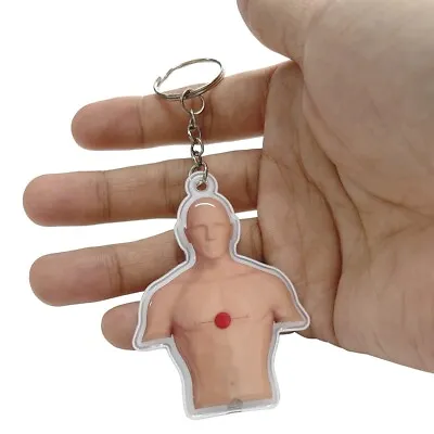 100pcs/lot CPR Manikin Keychain LED Light For CPR Courses Gift • £134.40