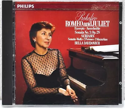 BELLA DAVIDOVICH   Prokofiev: Romeo & Juliet   CD  Philips  412 742-2 • $13.49