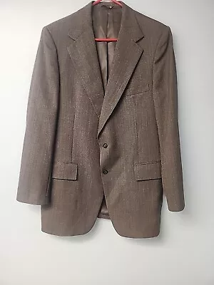 Botany 500 Sport Coat Blazer Jacket Mens 46XL Dark Brown • $39.99