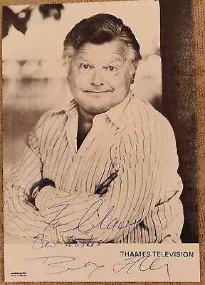 Benny Hill - Comedy Legend Signed Thames TV Promotional Photo 6x4 With AFTAL COA • $161.57