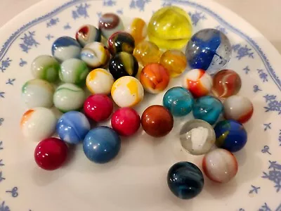 Lot Of Vintage Marbles 2 Shooters • $15