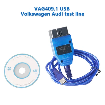 $9.29 • Buy AUB Cable For VAG-COM VCDS Scanner Tool OBD2 KKL CH340 409.1 VW Car Test Line