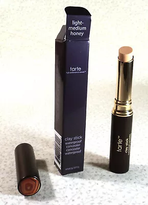 Tarte Clay Stick Waterproof Concealer - Light-Medium Honey - 0.07 Oz. - Boxed • $21.99