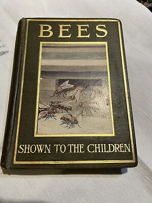 £35 • Buy BEES SHOWN TO THE CHILDREN Series By Ellison Hawks ILLUSTRATED VINTAGE BEE BOOK