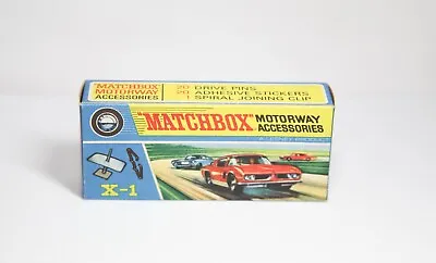 £22.95 • Buy Matchbox X-1 Motorway Accessories In Its Original Box - Mint Ex Shop Stock Lot 1