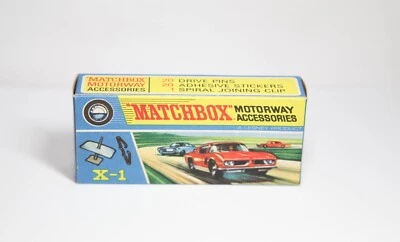 £22.95 • Buy Matchbox X-1 Motorway Accessories In Its Original Box - Mint Ex Shop Stock Lot 1