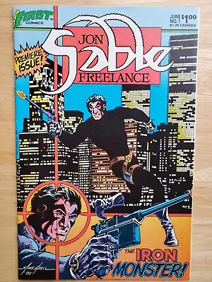 1983 First Comics Jon Sable Freelance #1 VF Mike Grell • $1