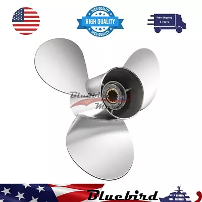 11 5/8 X 11 Stainless Steel Boat Propeller For Yamaha Outboard 40-60 HP 13 Tooth • $185.99