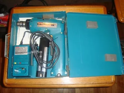 Makita Drill 6093d  9.6v And Charger With Steel Case. • $8