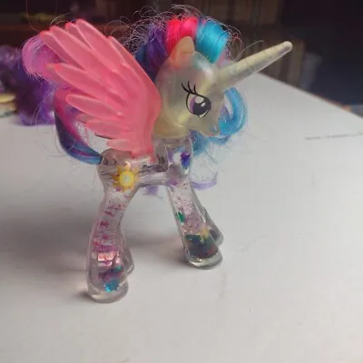 My Little Pony PRINCESS CELESTIA 2014 Rainbow Power Single Water Glitter • $13