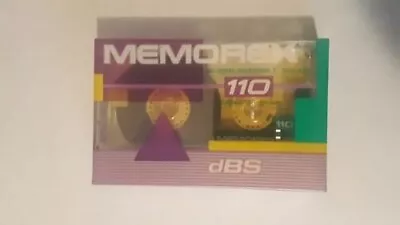 Blank Audio Cassette Tape - Memorex DBS110 - 110 Minutes - Still Sealed • $7.10