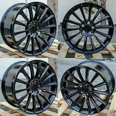 20'' Wheels For Mercedes GLS450 GLS550 4MATIC SUV 20x9.5 +38 Gloss Black Set 4 • $971