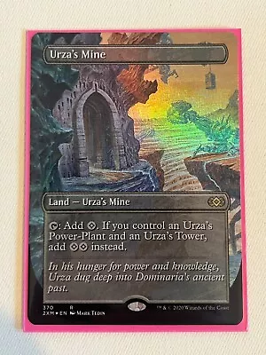 Urza's Mine *BORDERLESS FOIL* - Double Masters - Rare - MTG • £22