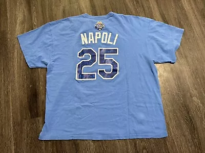 Majestic MLB 2012 All Star Game Mike Napoli 25 T Shirt 2XL • $16.95