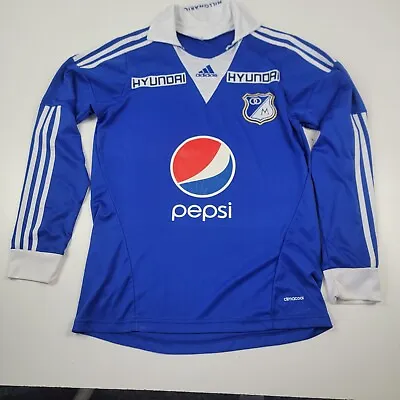 Vintage Y2K Millonarios Fc Jesey Adidas   Medium Tshirt 2011-2012 Long Sleeve • $79.99