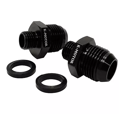 M14 X 1.5 To 10 AN Fitting - Metric Straight Adapter 14mm (2 Pack) • $11.19