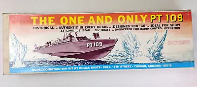 Vintage Dumas Boats Authentic  The One And Only PT-109  Model Kit 1201 - New • $150
