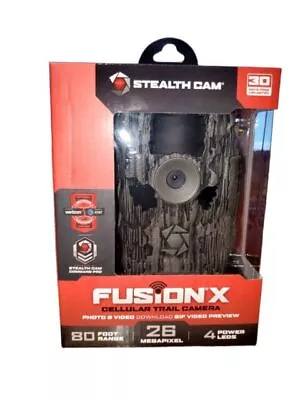 Stealth Cam Fusion X 26MP Cellular Trail Camera (Verizon And AT&T) (STC-FATWX... • $69.95