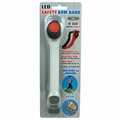 Blinking LED Safety Lighted Armband For Jogging Walking And Biking • $7.99
