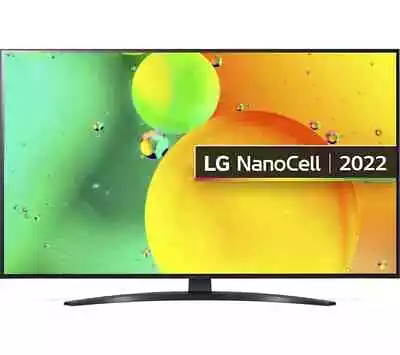 LG 43NANO766QA 43  Smart 4K Ultra HD HDR LED TV With Google Assistant & Amazon A • £299.99