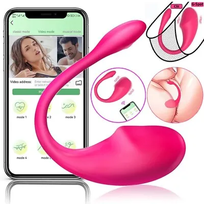 Wireless APP Remote Control Bullet Egg Vibrator G-Spot Dildo Sex Toys For Women • $12.95