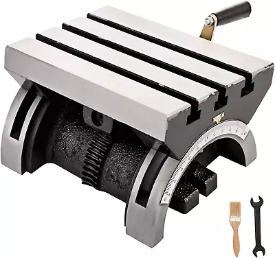 Tilting Milling Table 10X7Inch Tilting Angle Milling Machine 0-90°Adjustable Swi • $167.99