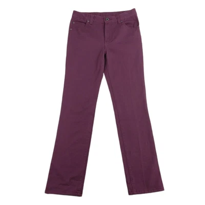 £6.06 • Buy L.L. Bean Girls Youth 12 Pants Jeans Chinos Purple Cotton Twill Adjustable Waist