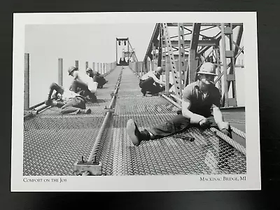 Comfort On The Job - Mackinac Bridge Michigan Postcard • $6.95