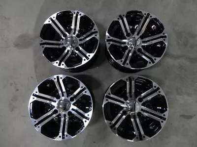 4 Alloy Wheels 12x7 Fits Honda Acty 4x100mm Bolt Pattern And Center Caps • $597.08