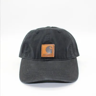 Carhartt Odessa Youth Adjustable Strapback  Cap Black Authentic Hat Curved • $13.58