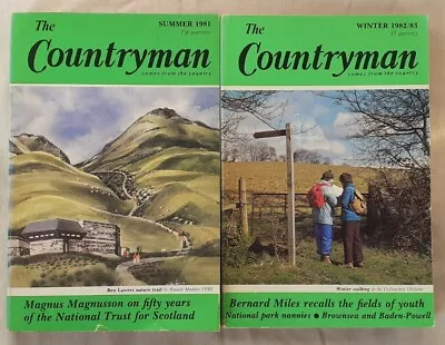 1981/82 THE COUNTRYMAN VOL 86/87 NO's 2 & 4 • £5