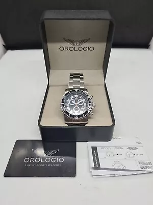 2020 OROLOGIO MONZA COLLECTION MENS Swiss Sports CHRONOGRAPH WATCH Brand New  • $247.50