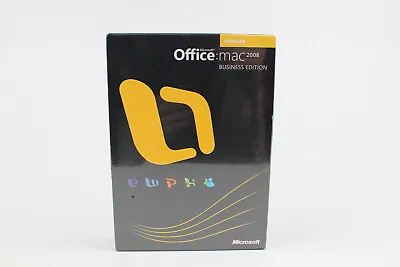 Microsoft Office MAC 2008 Business Edition • $40