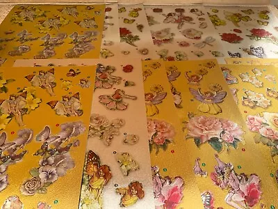 Fairies Metallic Fairy Die Cut Decoupage 12 Sheets • £13