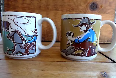 2~Michel&CompanyWestern Cowboy Campfire Cattle Drive Cocoa/Coffee/Tea Mug • $14.99