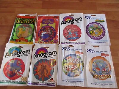 Hard To Find Characters 90's Packaged Mylar Balloons U Pick NOT A LOT NOS • $12.99