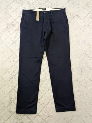 J. Crew Pants Men's 32x30 Blue Navy 484 Slim-Fit Broken In Chino Cotton NEW • $29.99